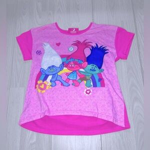 Girls Trolls Short Sleeve Pajama Top